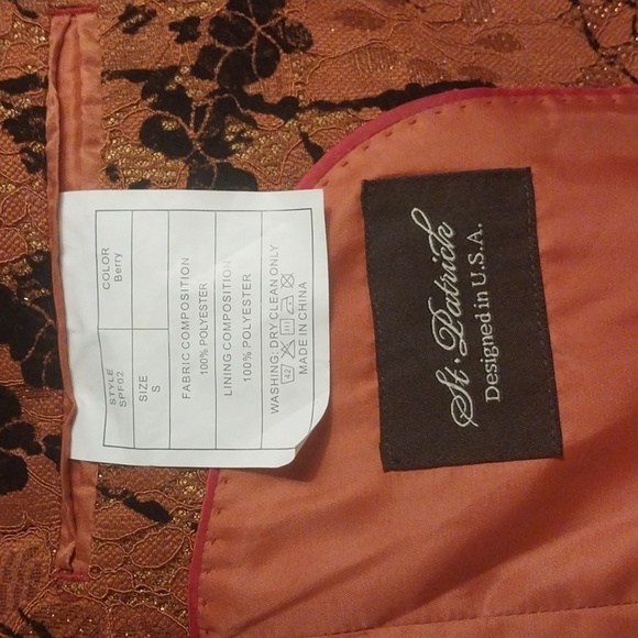 Men St Patrick Floral Embellished Evening Jacket Size S - Picture 6 of 8